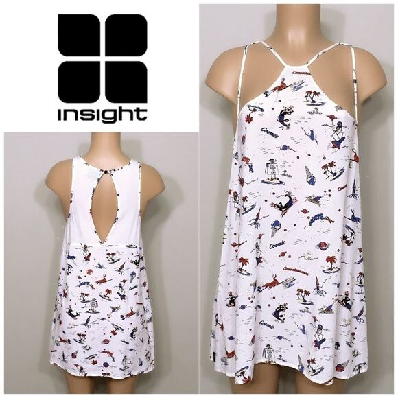 INSIGHT cosmic paradise dress/coverup. New - Picture 1 of 6